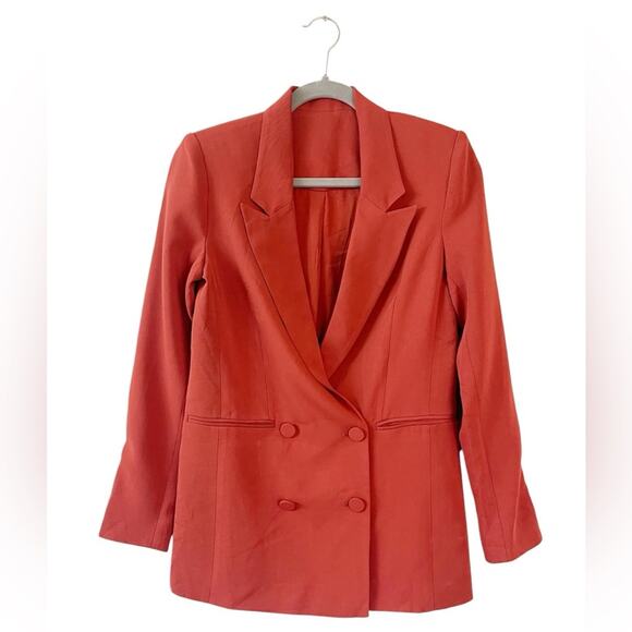 & OTHER STORIES Oversized Double Breasted Blazer NWT Size 2 - Picture 2 of 12